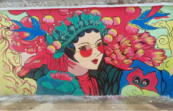 昌宁墙体彩绘-网红墙