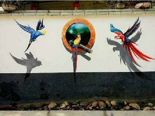 昌宁视觉错位-3D墙绘设计