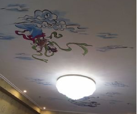 昌宁如何快速绘制天花板上的手绘墙？