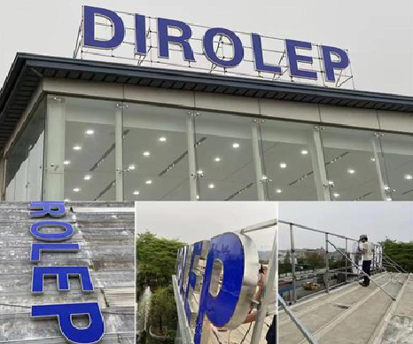 昌宁楼顶发光字安装的注意事项。